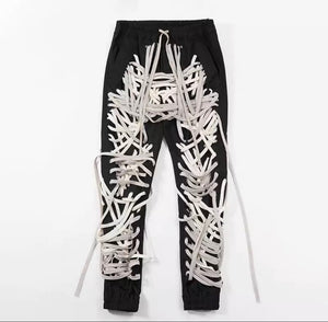 LACED JOGGERS