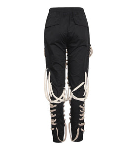 LACED JOGGERS