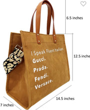 Load image into Gallery viewer, Bawse Bag w/Strap-Camel