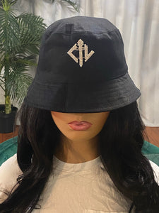 Signature Brooch Bucket Hat